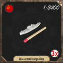 1/2400 Ural armed cargo ship pack - Only-Games