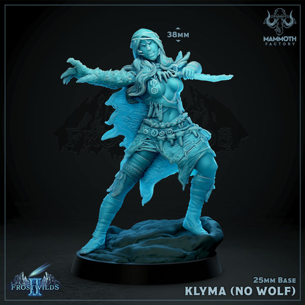 Klyma With and without her Carrion Wraith (3 X 25mm models) - Only-Games