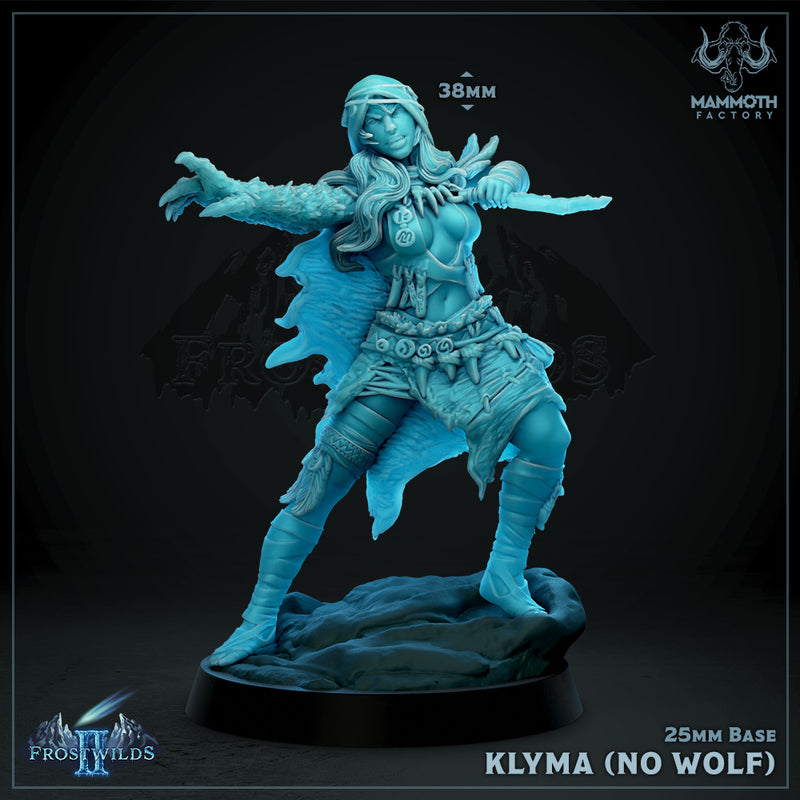 Klyma With and without her Carrion Wraith (3 X 25mm models) - Only-Games