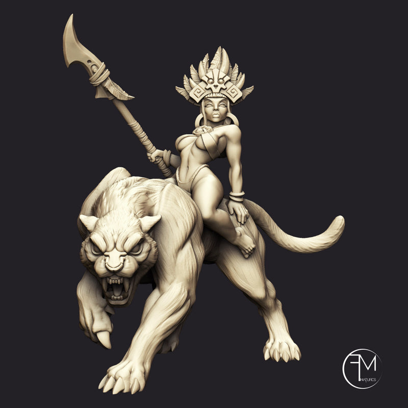 Kaata, Princess on Panther (AMAZONS! Kickstarter) - Only-Games