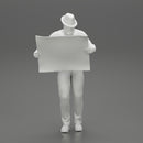 Young Man in hat with beard Holding Map And Looking At it - Only-Games