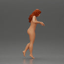 Naked girl looking out over the edge of the stairs - Only-Games