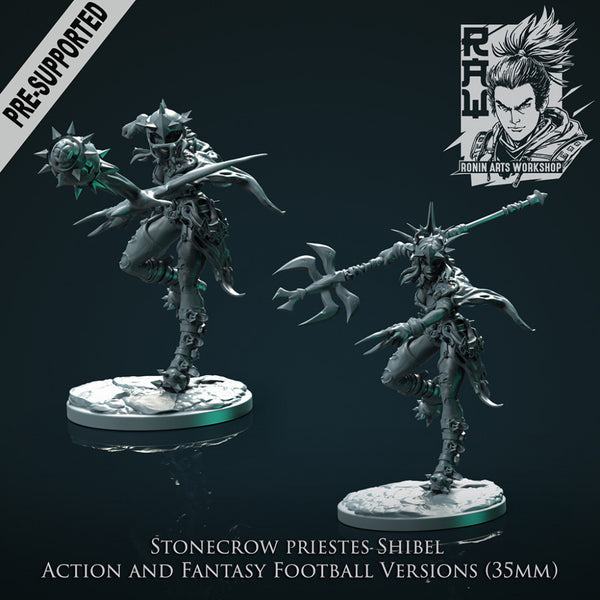 Shibel The Shaman - 35mm Stonecrow (Action and Football Pose) - Only-Games