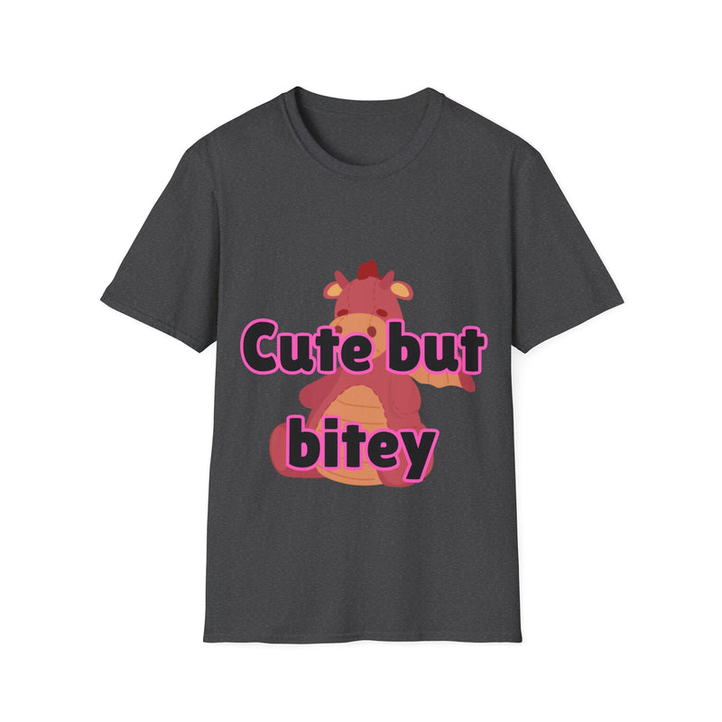 Cute But Bitey Unisex Softstyle T-Shirt - Only-Games