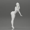 Sexy girl in bikini with long hair Leaning on the Car - Only-Games