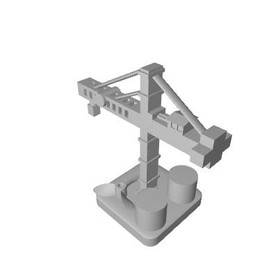 3D Printed Shipyard Crane (x10)