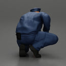 policeman officer sitting and puts handcuffs on a gangster - Only-Games