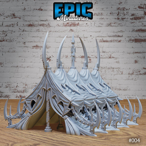 Dark Elf Siege Camp Tent Huge - Only-Games