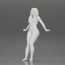 Naked lowrider chola girl is leaning against the car - Only-Games