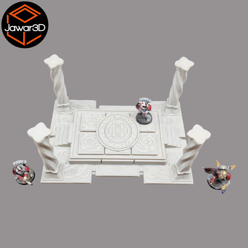 Ritual Altar - 28mm Wargaming Scatter Terrain Scenery Tabletop Miniature - Only-Games