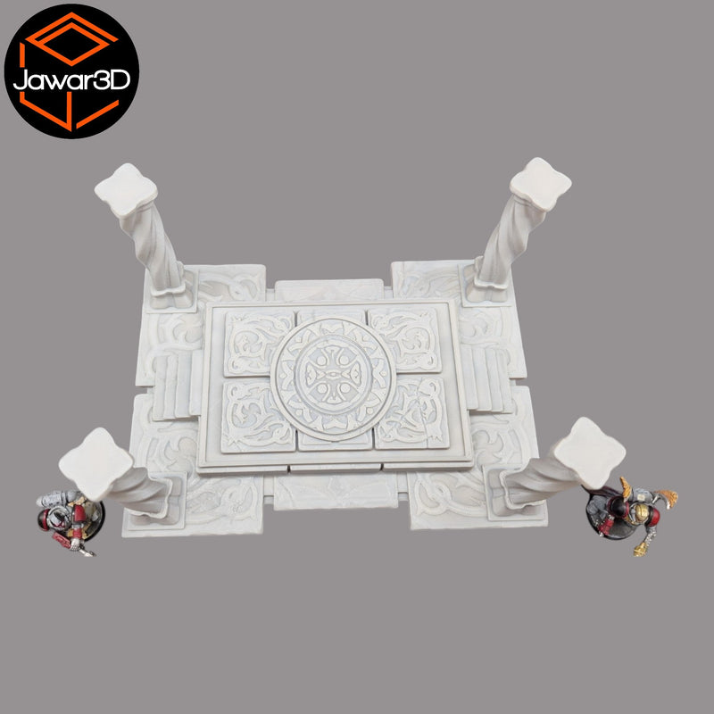 Ritual Altar - 28mm Wargaming Scatter Terrain Scenery Tabletop Miniature - Only-Games