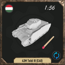 1/56 43M Toldi III (C40) skirted - Only-Games