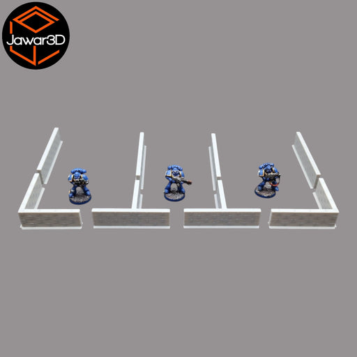 Wall Selections - 28mm Wargaming Scatter Terrain Scenery Tabletop Miniature - Only-Games