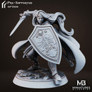 Females Knight Army (8 Models) - Only-Games