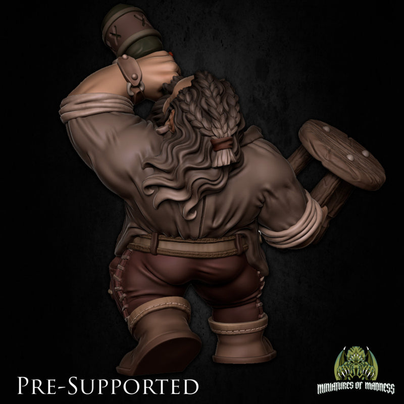 Ragnur Turunn  [PRE-SUPPORTED] Dwarf Drunk Brawler Monk - Only-Games