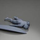 Surfer washed ashore after drowning thrown by the sea - Only-Games