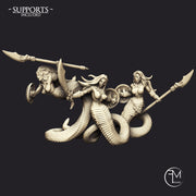 Snakewoman Guards - 3 Units (AMAZONS! Kickstarter) - Only-Games
