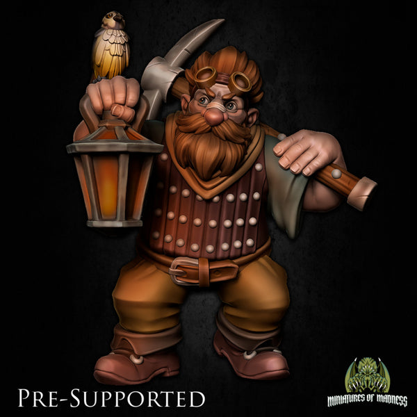 Dofut Oaktoe  [PRE-SUPPORTED] Miner Dwarf - Only-Games