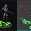 Drow Sorceress Elite Pose 3 - Only-Games
