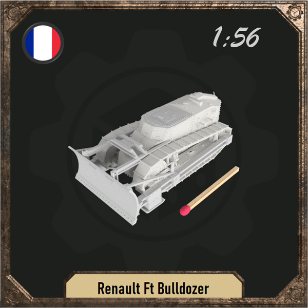 1/56 Renault Ft Bulldozer