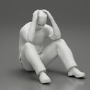 Thoughtful Surgeon Sitting  With His Hand On Head - Only-Games