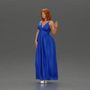 fashionable girl standing and posing in a robe and heels - Only-Games