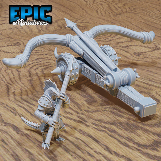 Lizard Folk Army Ballista & Operator Set - Only-Games
