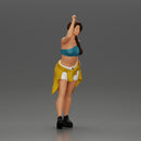 Fashionable Girl Wearing a Bra and shorts with Shirt Tied Around Her Hips - Only-Games