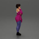 pretty girl with short hair posing in a sweater - Only-Games