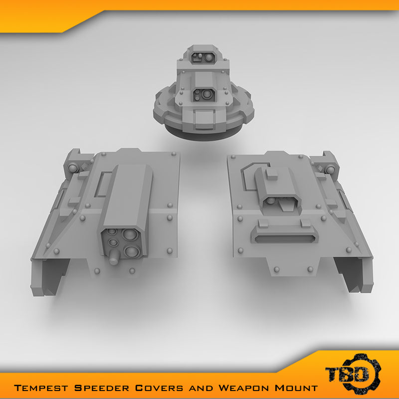 Tempest Speeder Covers and Weapon Mount - Only-Games