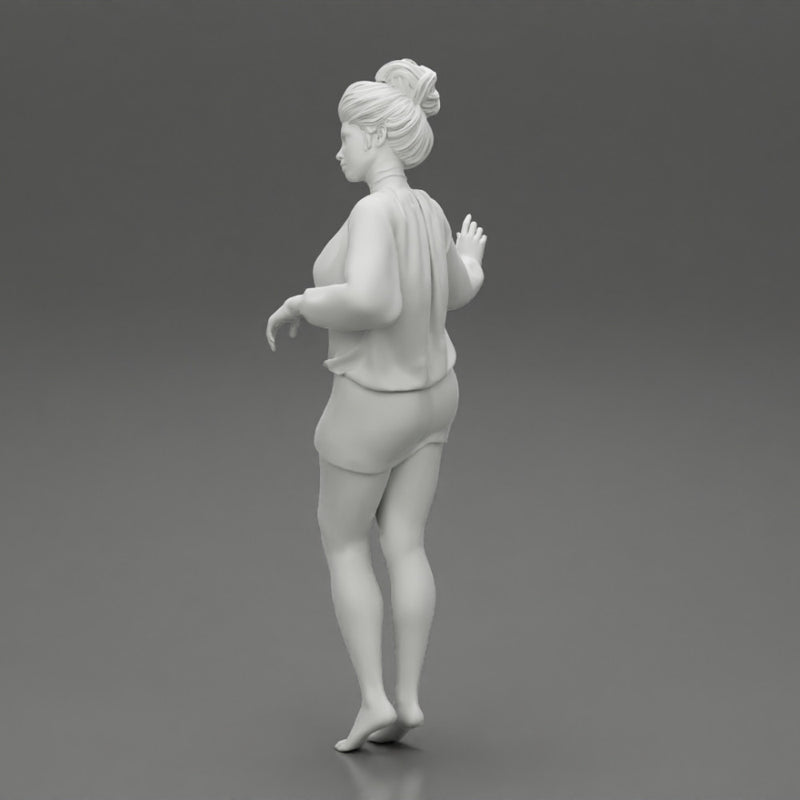 Young Woman In Mini Dress - Only-Games
