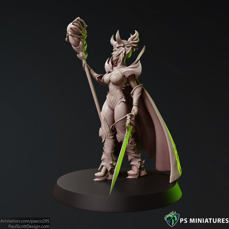 Drow Sorceress Elite Pose 2 - Only-Games