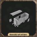 1/72 Freight car type Gklm with brake cabin - Only-Games