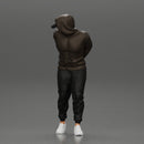Criminal in Handcuffs man wearing hoodie walking with policeman - Only-Games