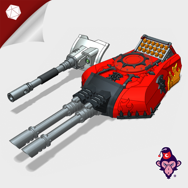 Children of Chaos : Rhayus Tank Turret w/Missile Set (OG)