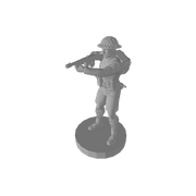 1/72 3D Printed 8th Army Infantry Pose 2 (x10) - Only-Games