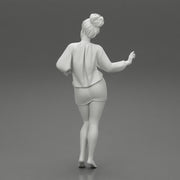 Young Woman In Mini Dress - Only-Games