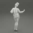 Young Woman In Mini Dress - Only-Games