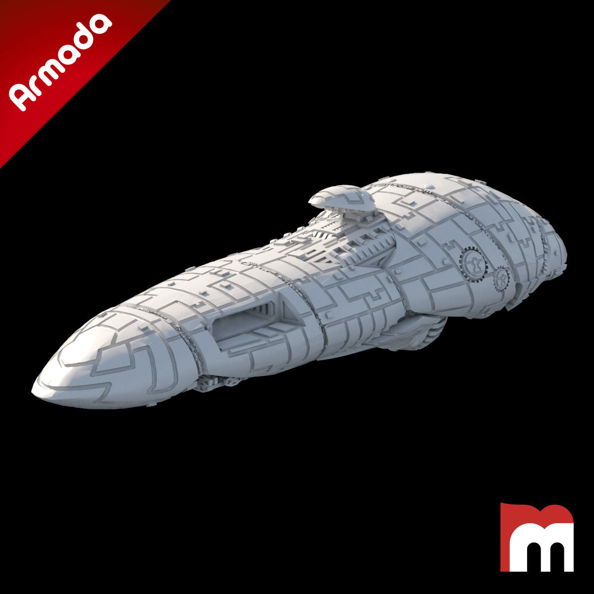 (Armada) Strike Cruiser - Mel Miniatures - Miniatures by Only-Games.co