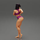 Pretty Woman In Bikini Standing With hand on hips - Only-Games