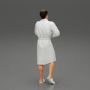 man in bathrobe standing - Only-Games