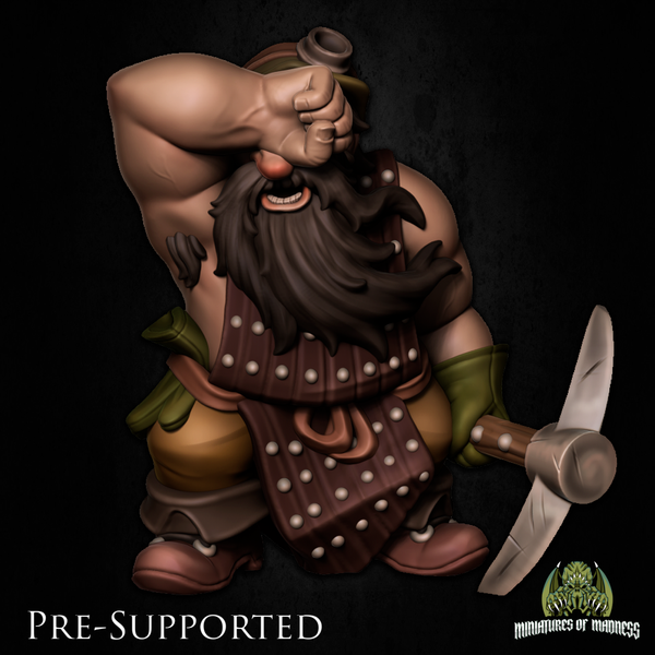 Dovolir Smeltpike  [PRE-COLORED] Dwarf Miner - Only-Games