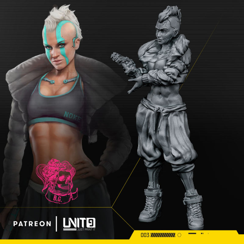 Cyberpunk models BUNDLE - Bomber Girls (November release)