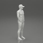 motorbiker standing with his hands in pocket - Only-Games