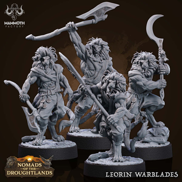 Leorin Warblades Pack with Resin Bases