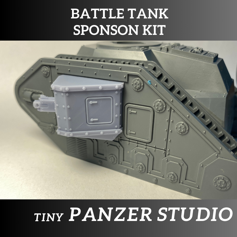 Ball-mounted Sponson kit for Imperial Battle Tank - Only-Games