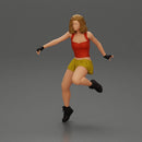 Sexy girl with short hair rides a motorbike in mini skirt - Only-Games