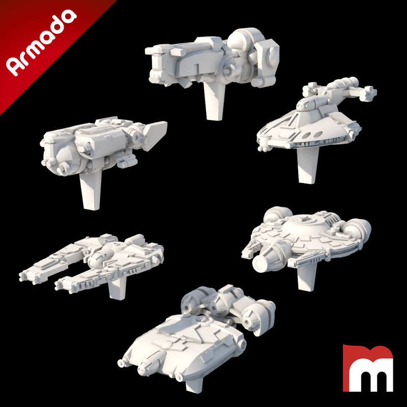 (Armada) Civilian Transports Set I - Only-Games