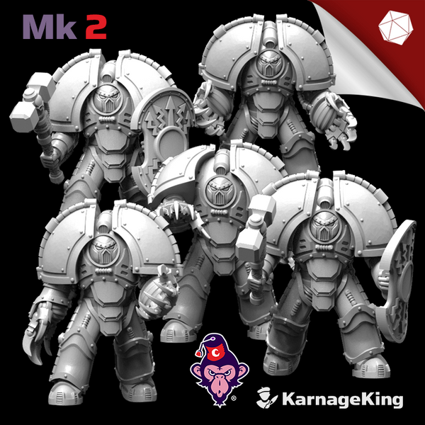 5x Saturnus Terminator Mk:2 Invader Squads (OG)