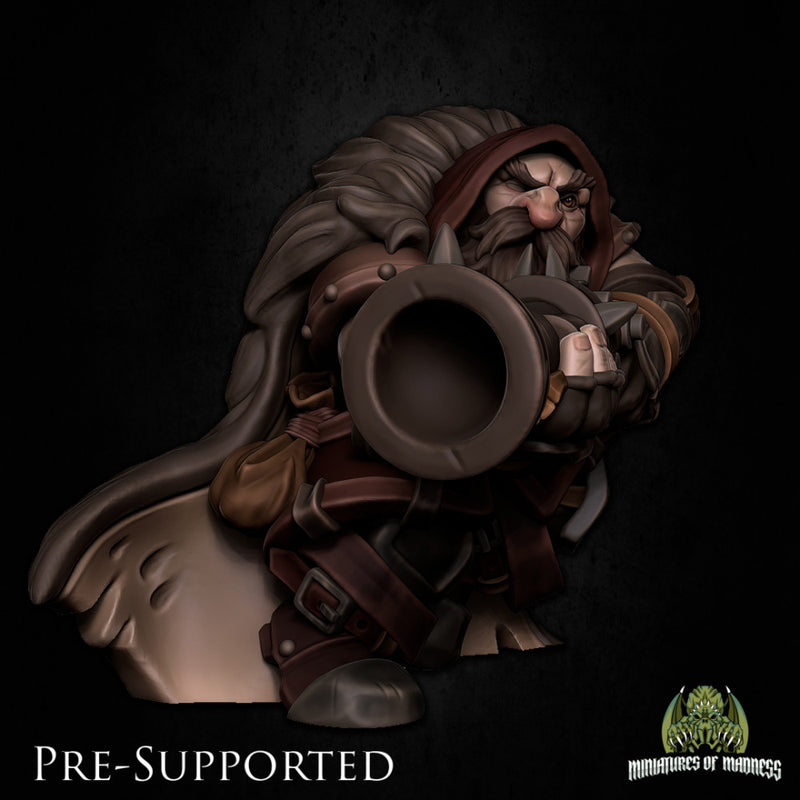 Ronhan Darkcoat [PRE-SUPPORTED] Hunter Dwarf Mercenary - Only-Games